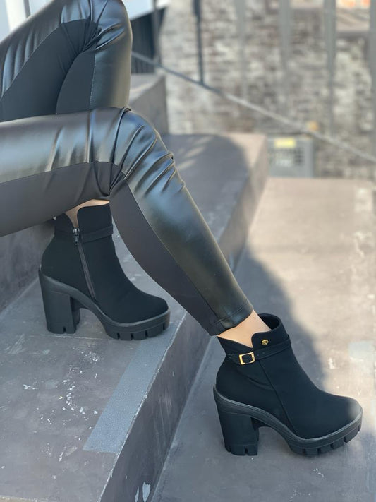 Botines De Mujer Adele Negro