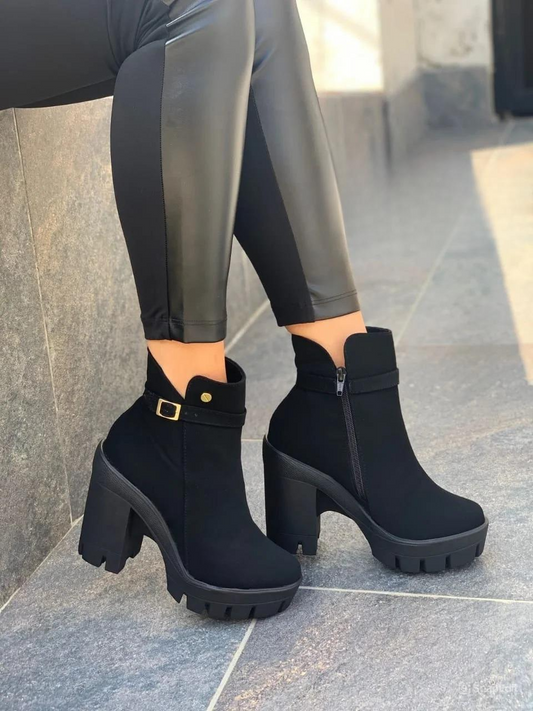 Botines De Mujer Adele Negro